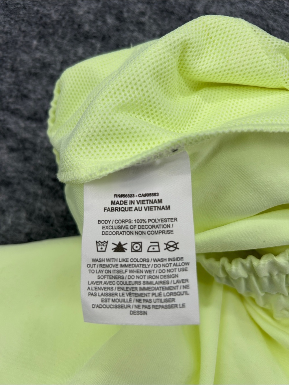 Nike Women's Sportswear Woven Pants in a bright neon green/yellow XS - Picture 9 of 14